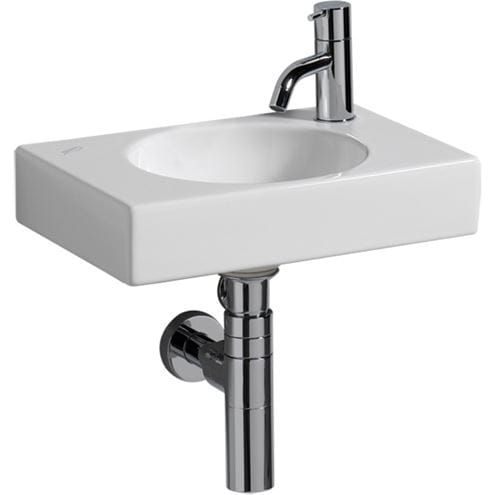GEBERIT PRECIOSA II umývadieko 40 cm, s otvorom pre batériu vpravo, bez prepadu 273240000 Obrázek - fotka