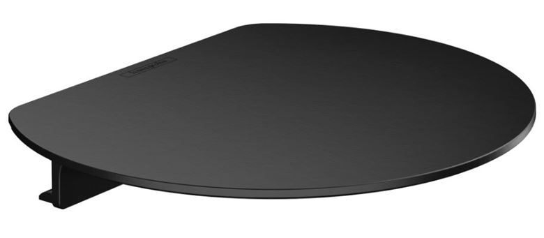 HANSGROHE WALLSTORIS polica 200 mm, na lištu, matná čierna 27915670 Obrázek - Hlavní obrázek