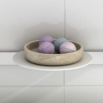 HANSGROHE WALLSTORIS polica 200 mm, na lištu, matná biela 27915700 Obrázek - fotka