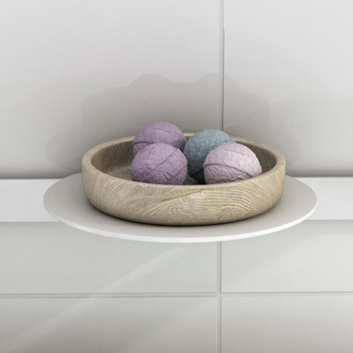 HANSGROHE WALLSTORIS polica 200 mm, na lištu, matná biela 27915700 Obrázek - fotka