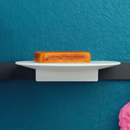 HANSGROHE WALLSTORIS polica 200 mm, na lištu, matná biela 27915700 Obrázek - fotka
