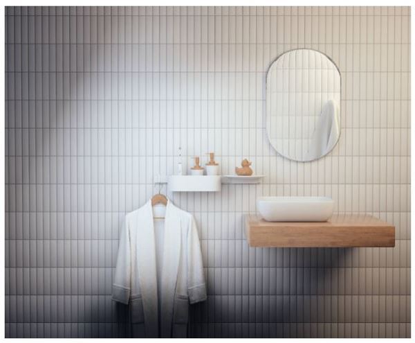 HANSGROHE WALLSTORIS polica 200 mm, na lištu, matná biela 27915700 Obrázek - fotka