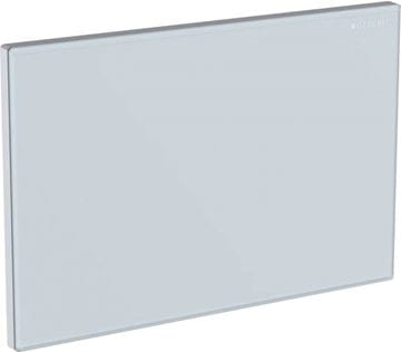 GEBERIT OMEGA krycia doska, zinok/sklo, biela