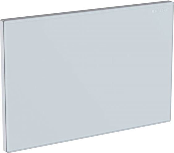 GEBERIT OMEGA krycia doska, zinok/sklo, biela 115.082.SI.1 Obrázek - Hlavní obrázek