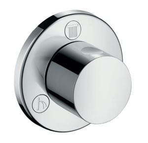 HANSGROHE ECOSTAT TRIO/QUATTRO podomietkový prepínací ventil, pre 2-3 spotrebiče, chróm