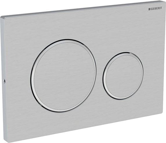 GEBERIT SIGMA 20 ovládacie tlačidlo pre dve splachovania, easy-to-clean, oceľ, brúsený/leštený nerez 115.889.SN.1 Obrázek - Hlavní obrázek
