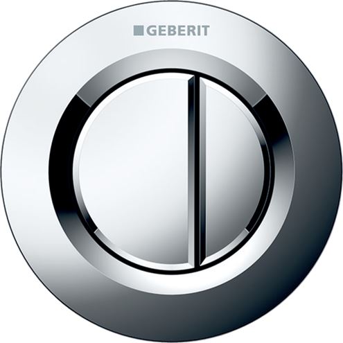 GEBERIT 01 ovládacie tlačidlo pre dve splachovania, plast, lesklý chróm 116.042.21.1 Obrázek - Hlavní obrázek
