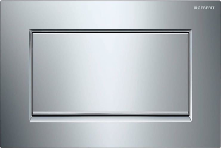 GEBERIT SIGMA 30 ovládacie tlačidlo splachovania, Štart/Stop, zinok, lesklý/brúsený chróm 115.893.KY.1 Obrázek - Hlavní obrázek