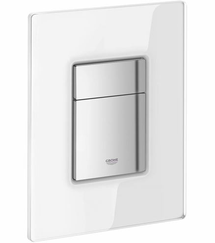 GROHE SKATE COSMOPOLITAN ovládacie tlačidlo pre dve splachovania, sklo, mesačná biela 38845LS0 Obrázek - Hlavní obrázek