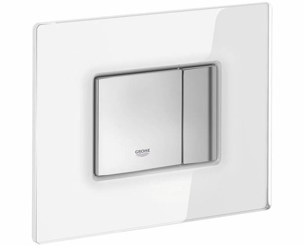 GROHE SKATE COSMOPOLITAN ovládacie tlačidlo pre dve splachovania, sklo, mesačná biela 38845LS0 Obrázek - fotka
