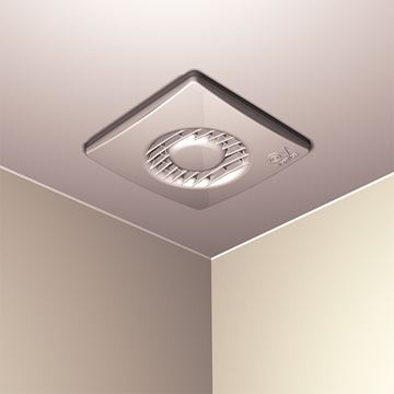 VORTICE PUNTO FILO MF 120/5" axiálny ventilátor 120 mm, nástenný/stropný, so spätnou klapkou 11124 Obrázek - fotka