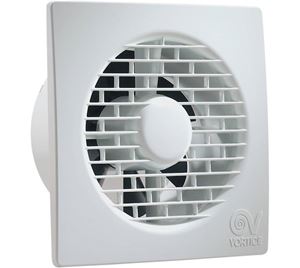 VORTICE PUNTO FILO MF 100/4" T HCS LL axiálny ventilátor 100 mm, nástenný/stropný, s časovačom, čidlom vlhkosti a spätnou klapkou