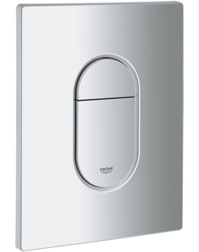 GROHE ARENA COSMOPOLITAN ovládacie tlačidlo pre dve splachovania, plast, matný chróm 38844P00 Obrázek - Hlavní obrázek