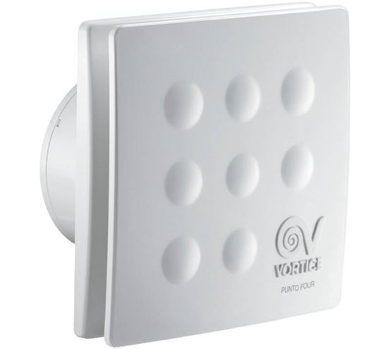 VORTICE PUNTO FOUR MFO 90/3,5" axiálny ventilátor 90 mm, nástenný/stropný, so spätnou klapkou 11143 Obrázek - Hlavní obrázek
