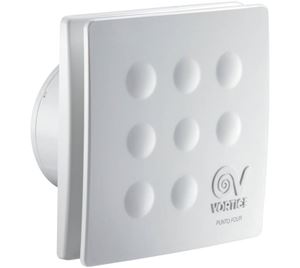 VORTICE PUNTO FOUR MFO 90/3,5" axiálny ventilátor 90 mm, nástenný/stropný, so spätnou klapkou