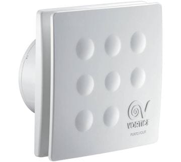 VORTICE PUNTO FOUR MFO 90/3,5" axiálny ventilátor 90 mm, nástenný/stropný, so spätnou klapkou