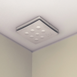 VORTICE PUNTO FOUR MFO 100/4" axiálny ventilátor 100 mm, nástenný/stropný, so spätnou klapkou 11145 Obrázek - fotka