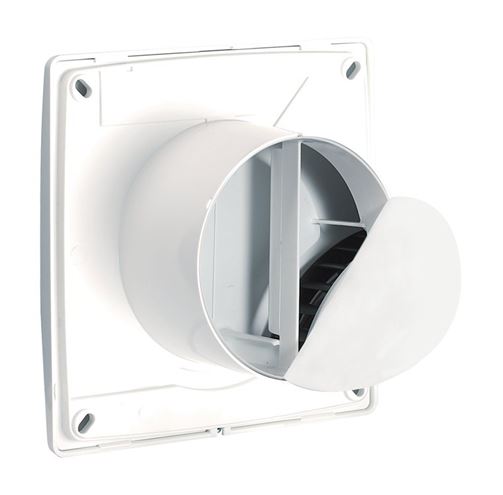 VORTICE PUNTO FOUR MFO 120/5" axiálny ventilátor 120 mm, nástenný/stropný, so spätnou klapkou 11147 Obrázek - fotka