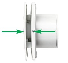 VORTICE PUNTO FOUR MFO 120/5" T axiálny ventilátor 120 mm, nástenný/stropný, s časovačom a spätnou klapkou 11148 Obrázek - fotka