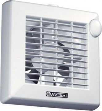 VORTICE PUNTO M 120/5" AT axiálny ventilátor 120 mm, nástenný/stropný, s časovačom a žalúziou