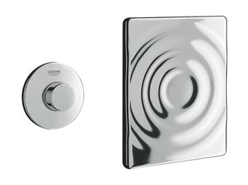 GROHE SURF ovládacie tlačidlo splachovania, Štart/Stop, s pneumatickým ovládaním, kov, chróm