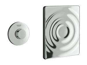 GROHE SURF ovládacie tlačidlo splachovania, Štart/Stop, s pneumatickým ovládaním, kov, chróm