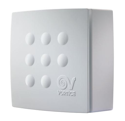 VORTICE QUADRO MICRO 80 radiálny ventilátor 80 mm, nástenný/stropný, so spätnou klapkou 11638 Obrázek - Hlavní obrázek