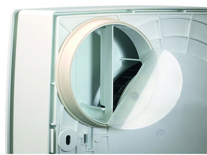 VORTICE QUADRO MICRO 80 radiálny ventilátor 80 mm, nástenný/stropný, so spätnou klapkou 11638 Obrázek - fotka