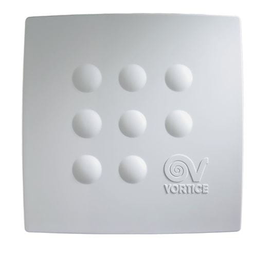 VORTICE QUADRO MICRO 100 I T radiálny ventilátor 100 mm, nástenný/stropný, s časovačom a spätnou klapkou 12018 Obrázek - fotka