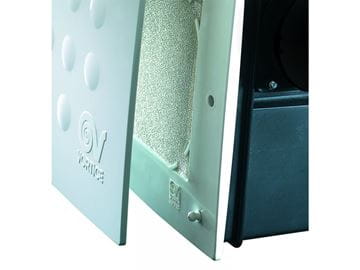 VORTICE QUADRO MEDIO I radiálny ventilátor 100 mm, nástenný/stropný, so spätnou klapkou 12020 Obrázek - fotka