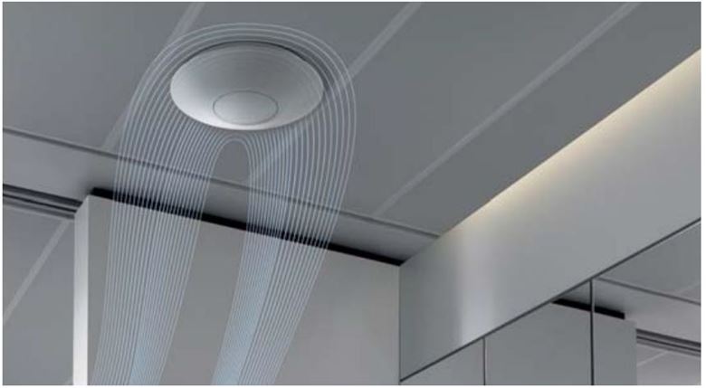 ZEHNDER UNITY ZCV2 radiálny ventilátor 100 mm, nástenný/stropný, s časovačom a čidlom vlhkosti ZCV2 Obrázek - fotka