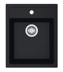 FRANKE SIRIUS SID 610-40 tectonitový drez 530x430 mm, otvor pre batériu, čierna