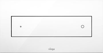 VIEGA VISIGN FOR STYLE 12 8332.1 ovládacie tlačidlo pre dve splachovania, plast, alpská biela 596743 Obrázek - fotka