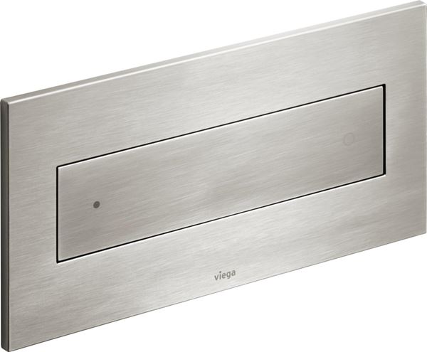 VIEGA VISIGN FOR STYLE 12 8332.1 ovládacie tlačidlo pre dve splachovania, plast, brúsená ušľachtilá oceľ 597283 Obrázek - Hlavní obrázek