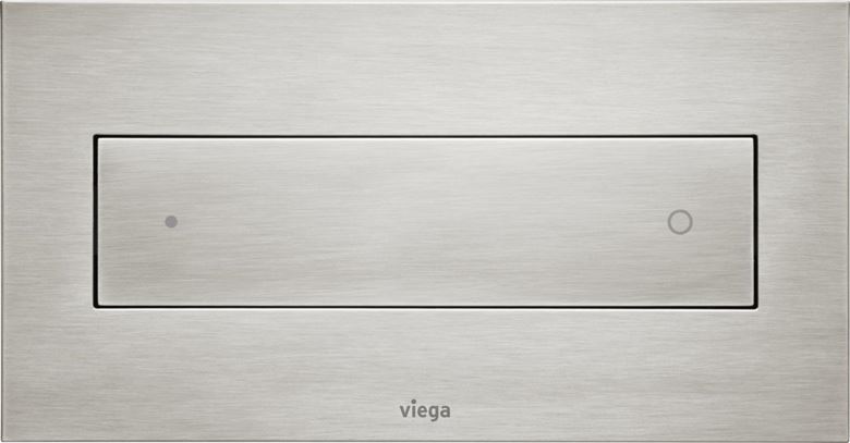 VIEGA VISIGN FOR STYLE 12 8332.1 ovládacie tlačidlo pre dve splachovania, plast, brúsená ušľachtilá oceľ 597283 Obrázek - fotka