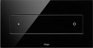VIEGA VISIGN FOR STYLE 12 8332.1 ovládacie tlačidlo pre dve splachovania, sklo parsol, čierna 687861 Obrázek - fotka