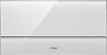 VIEGA VISIGN FOR MORE 101 8351.1 ovládacie tlačidlo pre dve splachovania, hliník/číre sklo, chróm/svetlo šedá 597412 Obrázek - fotka