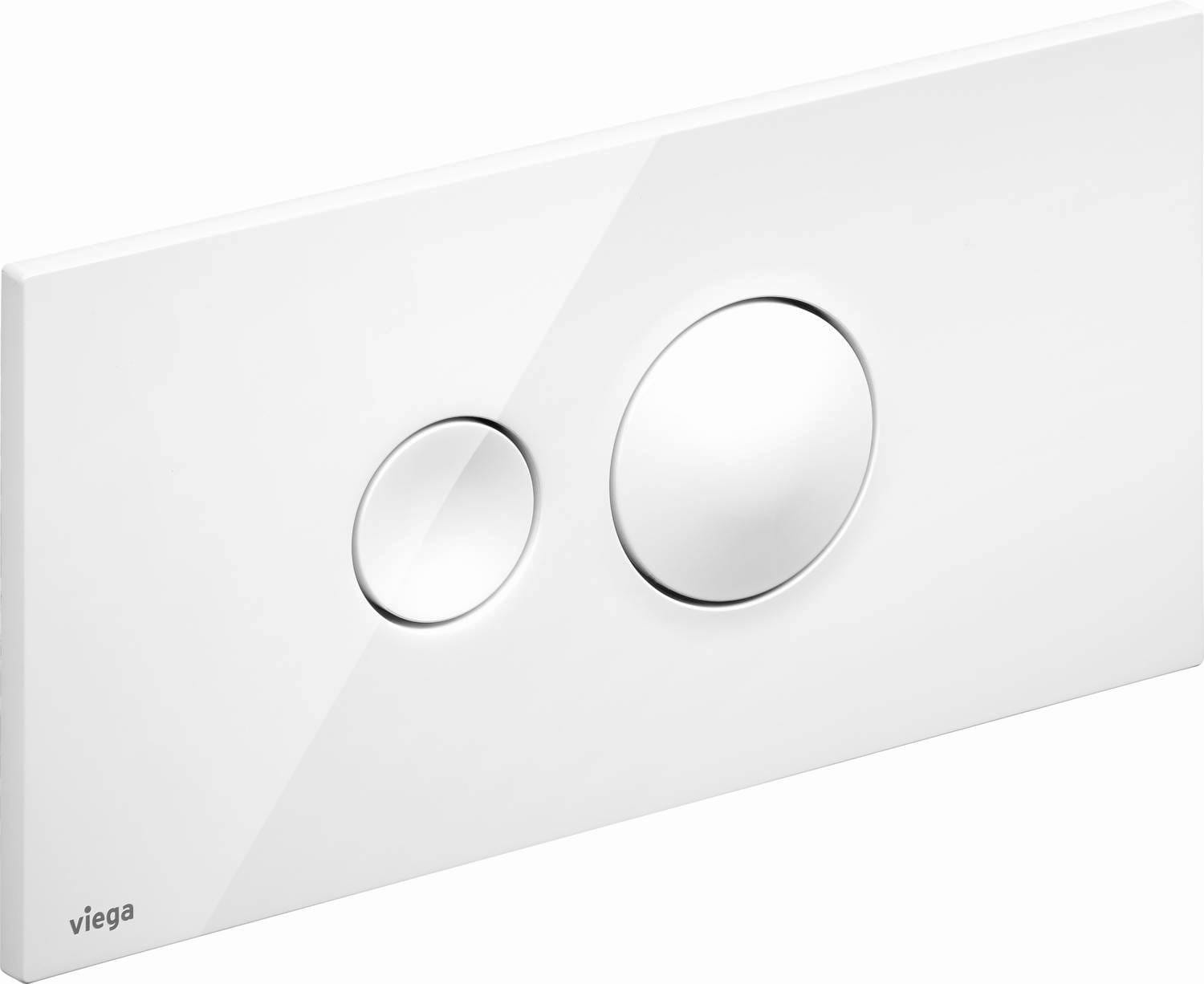 VIEGA VISIGN FOR STYLE 10 8315.1 ovládacie tlačidlo pre dve splachovania, plast, alpská biela