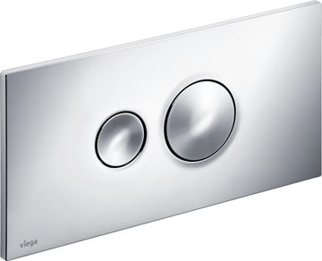 VIEGA VISIGN FOR STYLE 10 8315.1 ovládacie tlačidlo pre dve splachovania, plast, chróm