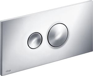 VIEGA VISIGN FOR STYLE 10 8315.1 ovládacie tlačidlo pre dve splachovania, plast, chróm