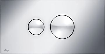 VIEGA VISIGN FOR STYLE 10 8315.1 ovládacie tlačidlo pre dve splachovania, plast, chróm 596323 Obrázek - fotka