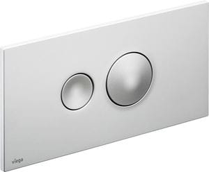VIEGA VISIGN FOR STYLE 10 8315.1 ovládacie tlačidlo pre dve splachovania, plast, ušľachtilá matná