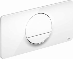 VIEGA VISIGN FOR STYLE 13 8333.1 ovládacie tlačidlo pre dve splachovania, plast, alpská biela