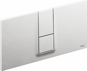 VIEGA VISIGN FOR STYLE 14 8334.1 ovládacie tlačidlo pre dve splachovania, plast, ušľachtilá matná