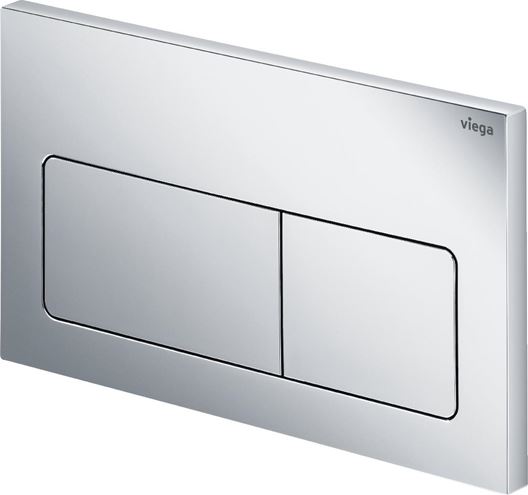 VIEGA PREVISTA VISIGN FOR LIFE 5 8601.1 ovládacie tlačidlo pre dve splachovania, plast, chróm 773717 Obrázek - Hlavní obrázek