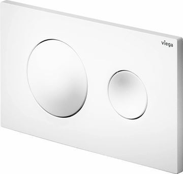 VIEGA PREVISTA VISIGN FOR STYLE 20 8610.1 ovládacie tlačidlo pre dve splachovania, plast, alpská biela