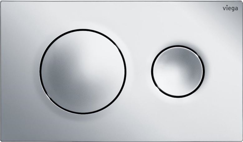 VIEGA PREVISTA VISIGN FOR STYLE 20 8610.1 ovládacie tlačidlo pre dve splachovania, plast, chróm 773779 Obrázek - fotka