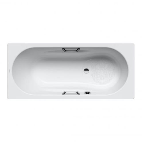 KALDEWEI VAIO SET STAR 955 vaňa 170x75 cm, bez nožičiek, s otvormi pre madlá, smaltovaná oceľ, antislip, Perl-Effekt 233530003001 Obrázek - Hlavní obrázek