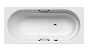 KALDEWEI VAIO STAR 961 vaňa 170x80 cm, bez nožičiek, s otvormi pre madlá, smaltovaná oceľ, antislip