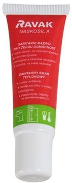 RAVAK teflónové sanitárne mazivo 30 ml bezfarebné, vodeodolné 